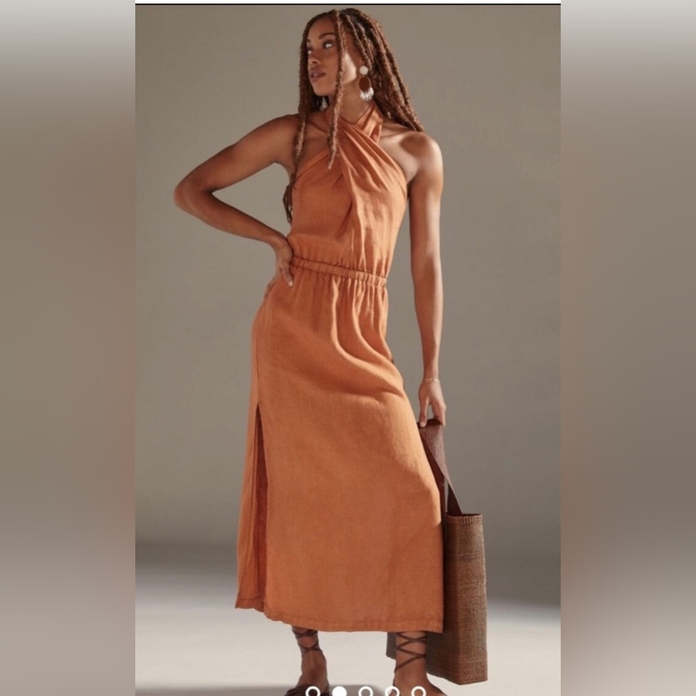 Cloth and Stone orange dress